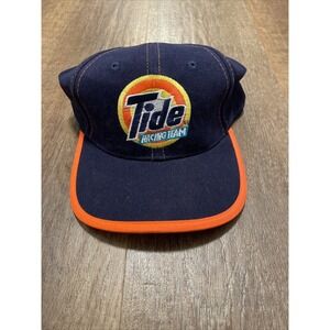 Vintage Tide Ricky Rudd Signature 10 Hat Nascar Logo Athletic Strapback Cap NWT